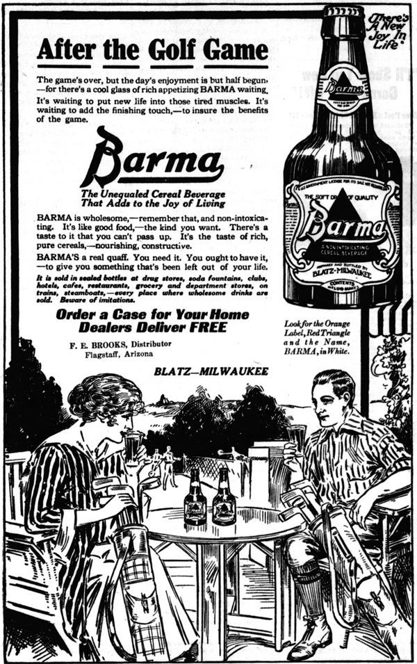 Enjoy a nice cold Barma!